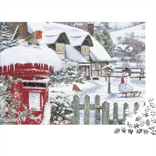Christmas Puzzles Für Erwachsene Festive Style 1000 Stück Puzzles Für Erwachsene Herausforderndes Spiel 1000pcs (75x50cm) von YTPONBCSTUG