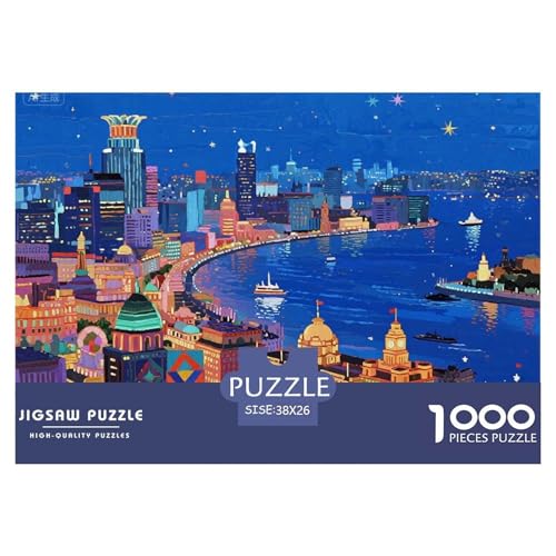 City Night View Hölzerne Puzzles Wasserfest 1000 Teile DIY- Puzzle Für Erwachsene Unmöglich Herausfordernde Puzzlespiele City Night View Hölzerne Puzzles Wasserfest 1000 Teile DIY- Puzzle Für Erwachsene Unmöglich Herausfordernde Puzzlespiele von YTPONBCSTUG