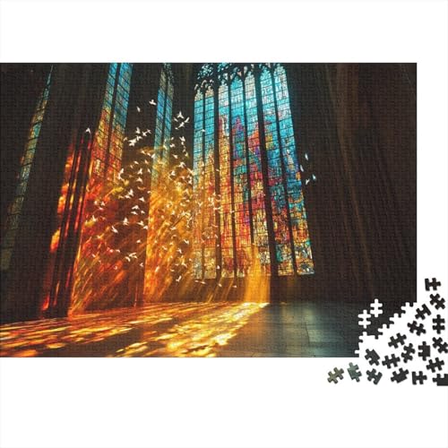 Cologne Cathedral Puzzles 1000 Stück Puzzles Für Erwachsene Lernen Lernspielzeug Weihnachten Geburtstag Geschenke 1000pcs (75x50cm) von YTPONBCSTUG