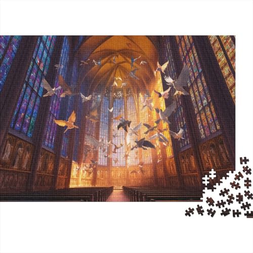Cologne Cathedral Puzzles 1000 Stück Puzzles Für Erwachsene Lernen Lernspielzeug Weihnachten Geburtstag Geschenke 1000pcs (75x50cm) von YTPONBCSTUG
