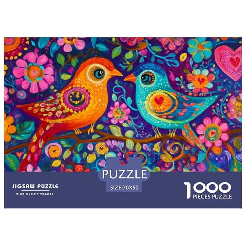 Colorful Birds and Flowers Hölzerne Puzzles Wasserfest 1000 Teile DIY- Puzzle Für Erwachsene Unmöglich Herausfordernde Puzzlespiele Colorful Birds and Flowers Hölzerne Puzzles Wasserfest 1000 Teile DIY- Puzzle Für Erwachsene Unmöglich Herausfordernde Puzzlespiele von YTPONBCSTUG