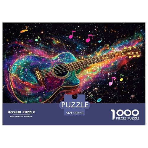 Colorful Musical Notes-Guitar Hölzerne Puzzles Wasserfest 1000 Teile DIY- Puzzle Für Erwachsene Herausfordernd Und Knifflig Lernspiele Colorful Musical Notes-Guitar Hölzerne Puzzles Wasserfest 1000 Teile DIY- Puzzle Für Erwachsene Herausfordernd Und Knifflig Lernspiele von YTPONBCSTUG