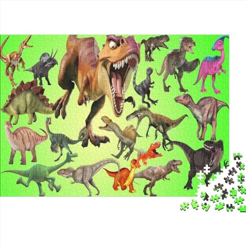 Dinosaur Puzzle 1000 Teile Erwachsene Puzzles Für Erwachsene Lernspiel Herausforderungsspielzeug 1000-teilige Puzzles Für Erwachsene 1000pcs (75x50cm) von YTPONBCSTUG