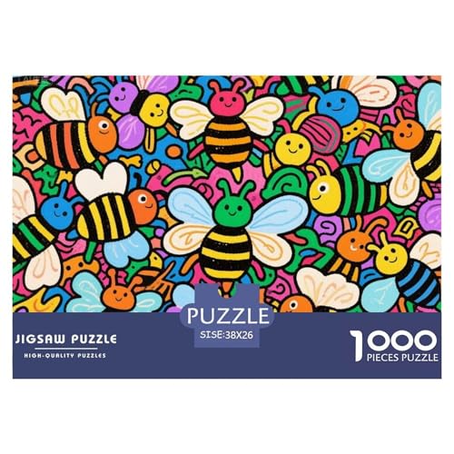 Doodle Bee Hölzerne Puzzles Wasserfest 1000-teiliges Puzzle Für Erwachsene Herausfordernd Und Knifflig Lernspiele von YTPONBCSTUG