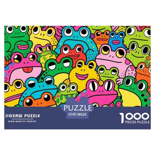 Doodle Frog Hölzerne Puzzles Wasserfest 1000 Teile DIY- Puzzle Geschenke Für Erwachsene Herausfordernd Und Kniffligzur Heimdekoration Doodle Frog Hölzerne Puzzles Wasserfest 1000 Teile DIY- Puzzle Geschenke Für Erwachsene Herausfordernd Und Kniffligzur Heimdekoration von YTPONBCSTUG
