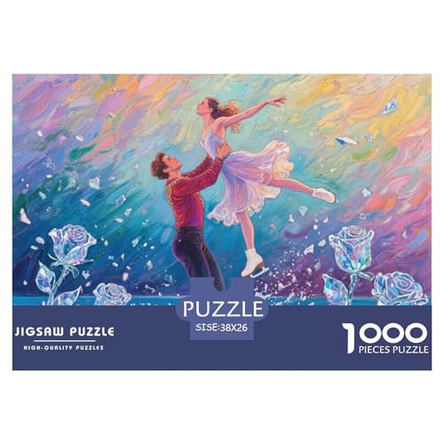 Eiskunstlauf Hölzerne Puzzles Wasserfest 1000 Teile DIY- Puzzle Geschenke Für Erwachsene Spaßzur Heimdekoration von YTPONBCSTUG