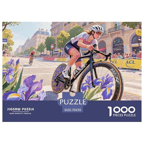 Fahrrad Hölzerne Puzzles Wasserfest 1000 Teile DIY- Puzzle Geschenke Für Erwachsene Buntzur Heimdekoration Fahrrad Hölzerne Puzzles Wasserfest 1000 Teile DIY- Puzzle Geschenke Für Erwachsene Buntzur Heimdekoration von YTPONBCSTUG