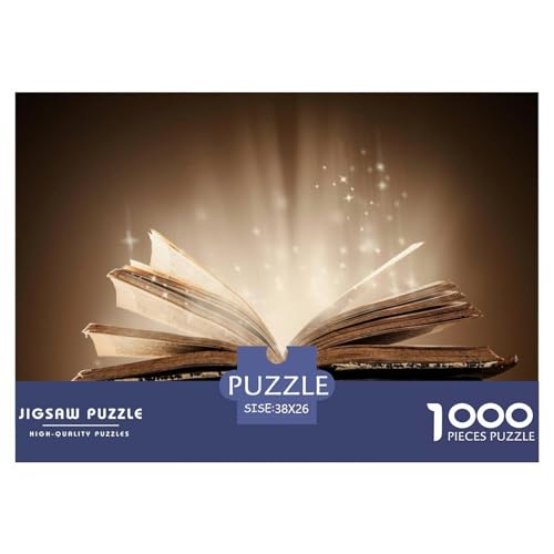 Fantasy-Book Hölzerne Puzzles Wasserfest 1000 Teile DIY- Puzzle Geschenke Für Erwachsene Unmöglich Herausfordernde Puzzlespiele​ von YTPONBCSTUG