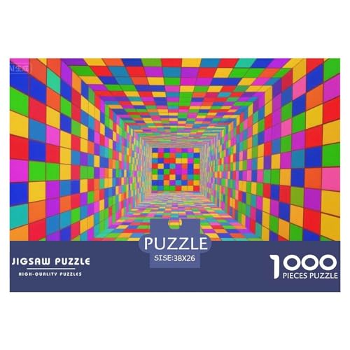 Farbmosaik Hölzerne Puzzles Wasserfest 1000-teiliges Puzzle Für Erwachsene Herausfordernd Und Knifflig Lernspiele von YTPONBCSTUG