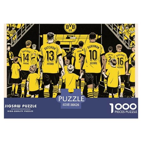 Football Hölzerne Puzzles Wasserfest 1000 Teile DIY- Puzzle Für Erwachsene Bunt Herausfordernde Puzzlespiele Football Hölzerne Puzzles Wasserfest 1000 Teile DIY- Puzzle Für Erwachsene Bunt Herausfordernde Puzzlespiele von YTPONBCSTUG