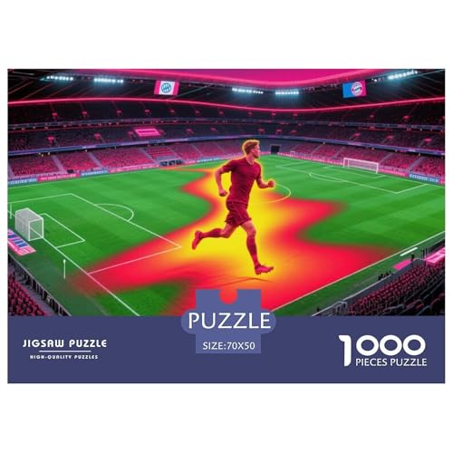 Football Hölzerne Puzzles Wasserfest 1000 Teile DIY- Puzzle Für Erwachsene Bunt Herausfordernde Puzzlespiele Football Hölzerne Puzzles Wasserfest 1000 Teile DIY- Puzzle Für Erwachsene Bunt Herausfordernde Puzzlespiele von YTPONBCSTUG