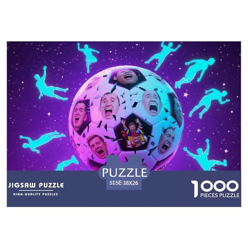 Football Hölzerne Puzzles Wasserfest 1000 Teile DIY- Puzzle Für Erwachsene Spaß Herausfordernde Puzzlespiele Football Hölzerne Puzzles Wasserfest 1000 Teile DIY- Puzzle Für Erwachsene Spaß Herausfordernde Puzzlespiele von YTPONBCSTUG