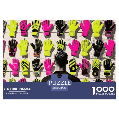 Football Hölzerne Puzzles Wasserfest 1000 Teile DIY- Puzzle Für Erwachsene Unmöglich Lernspiele von YTPONBCSTUG