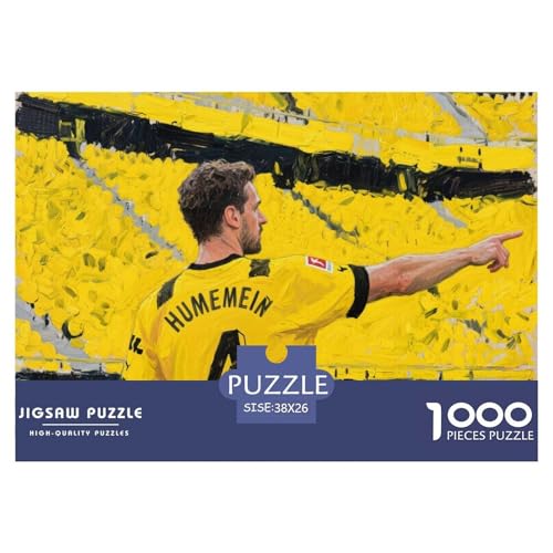 Football Hölzerne Puzzles Wasserfest 1000-teiliges Puzzle Für Erwachsene Spaß Lernspiele von YTPONBCSTUG