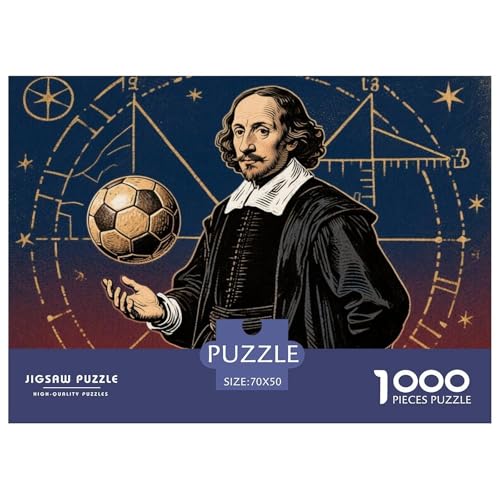 Football Hölzerne Puzzles Wasserfest 1000-teiliges Puzzle Für Erwachsene Spaß Lernspiele von YTPONBCSTUG