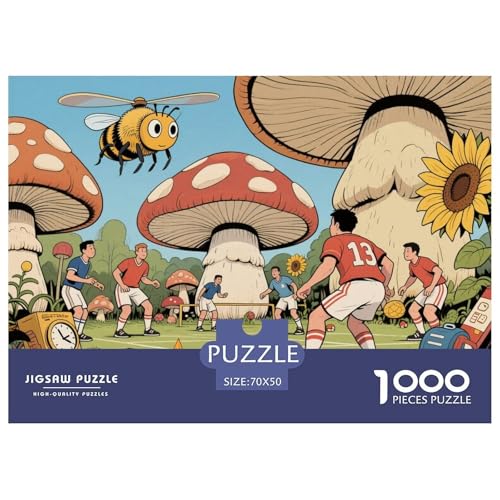 Football Hölzerne Puzzles Wasserfest 1000-teiliges Puzzle Für Erwachsene Unmöglich Lernspiele von YTPONBCSTUG