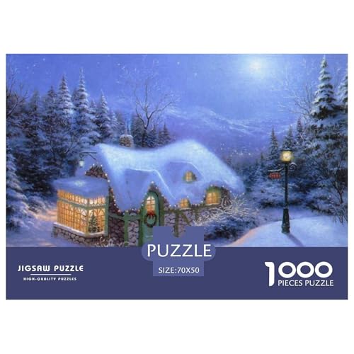 Four Seasons Scenery Hölzerne Puzzles Wasserfest 1000 Teile DIY- Puzzle Für Erwachsene Bunt Lernspiele von YTPONBCSTUG