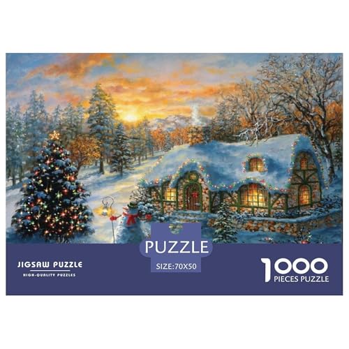Four Seasons Scenery Hölzerne Puzzles Wasserfest 1000 Teile DIY- Puzzle Für Erwachsene Bunt Lernspiele von YTPONBCSTUG