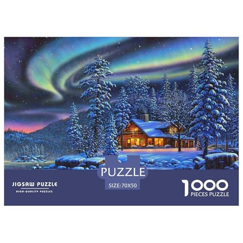 Four Seasons Scenery Hölzerne Puzzles Wasserfest 1000 Teile DIY- Puzzle Für Erwachsene Unmöglichzur Heimdekoration von YTPONBCSTUG