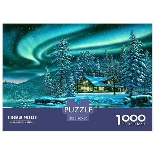 Four Seasons Scenery Hölzerne Puzzles Wasserfest 1000 Teile DIY- Puzzle Geschenke Für Erwachsene Bunt Lernspiele von YTPONBCSTUG