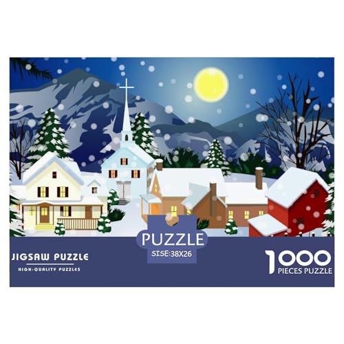 Four Seasons Scenery Hölzerne Puzzles Wasserfest 1000 Teile DIY- Puzzle Geschenke Für Erwachsene Spaß Lernspiele von YTPONBCSTUG