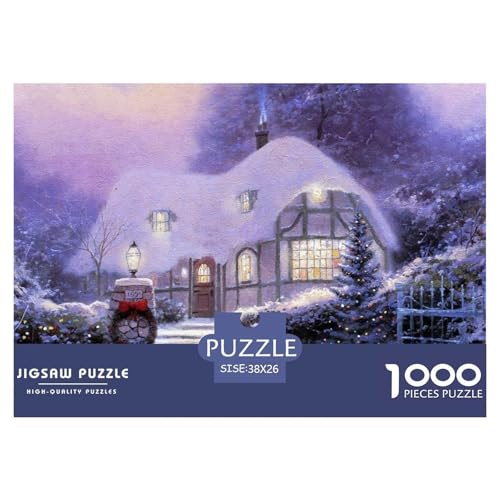 Four Seasons Scenery Hölzerne Puzzles Wasserfest 1000-teiliges Puzzle Geschenke Für Erwachsene Buntzur Heimdekoration von YTPONBCSTUG