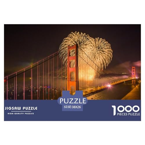 Golden-Gate Hölzerne Puzzles Wasserfest 1000-teiliges Puzzle Geschenke Für Erwachsene Bunt Herausfordernde Puzzlespiele Golden-Gate Hölzerne Puzzles Wasserfest 1000-teiliges Puzzle Geschenke Für Erwachsene Bunt Herausfordernde Puzzlespiele von YTPONBCSTUG