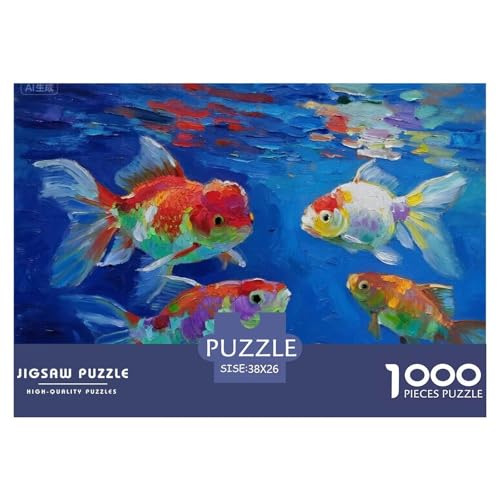 Goldfish Hölzerne Puzzles Wasserfest 1000 Teile DIY- Puzzle Geschenke Für Erwachsene Unmöglich Lernspiele Goldfish Hölzerne Puzzles Wasserfest 1000 Teile DIY- Puzzle Geschenke Für Erwachsene Unmöglich Lernspiele von YTPONBCSTUG