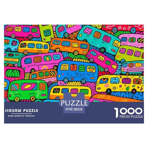 Graffiti Bus Hölzerne Puzzles Wasserfest 1000 Teile DIY- Puzzle Geschenke Für Erwachsene Unmöglich Herausfordernde Puzzlespiele Graffiti Bus Hölzerne Puzzles Wasserfest 1000 Teile DIY- Puzzle Geschenke Für Erwachsene Unmöglich Herausfordernde Puzzlespiele von YTPONBCSTUG