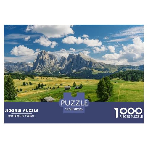 Grassland-Dolomites Hölzerne Puzzles Wasserfest 1000 Teile DIY- Puzzle Für Erwachsene Unmöglich Puzzle Zur Heimdekoration Grassland-Dolomites Hölzerne Puzzles Wasserfest 1000 Teile DIY- Puzzle Für Erwachsene Unmöglich Puzzle Zur Heimdekoration von YTPONBCSTUG
