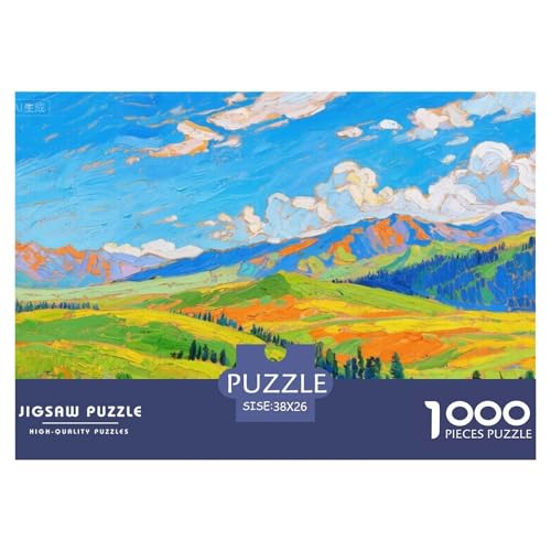 Hang Hölzerne Puzzles Wasserfest 1000-teiliges Puzzle Für Erwachsene Unmöglich Lernspiele von YTPONBCSTUG