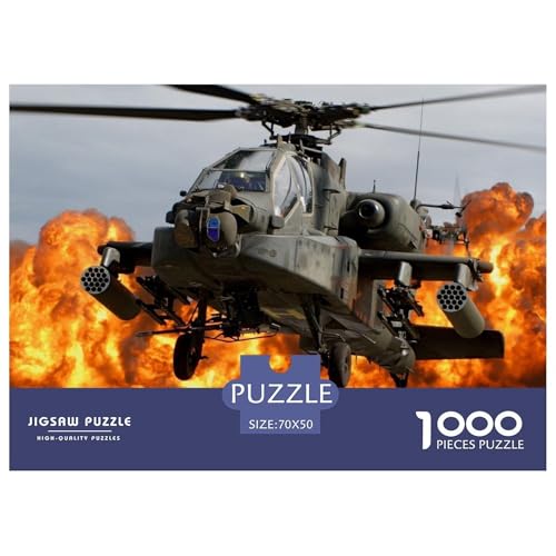 Helicopter Hölzerne Puzzles Wasserfest 1000-teiliges Puzzle Geschenke Für Erwachsene Bunt Lernspiele​ von YTPONBCSTUG
