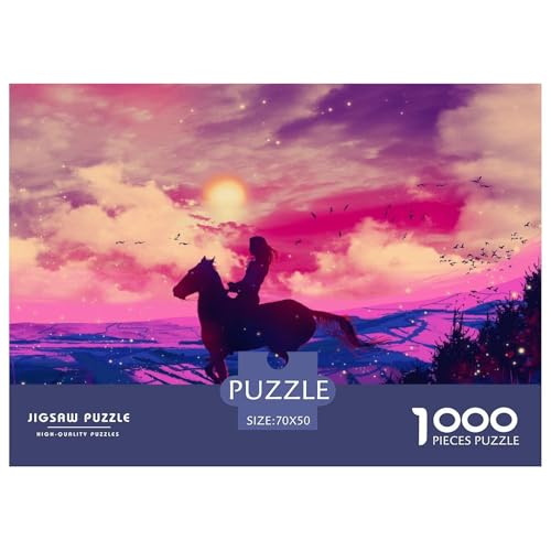 Horse-SkyArtistic Hölzerne Puzzles Wasserfest 1000 Teile DIY- Puzzle Für Erwachsene Unmöglich Puzzle Zur Heimdekoration Horse-SkyArtistic Hölzerne Puzzles Wasserfest 1000 Teile DIY- Puzzle Für Erwachsene Unmöglich Puzzle Zur Heimdekoration von YTPONBCSTUG