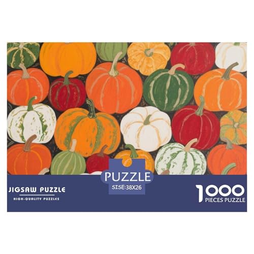 Kürbis Hölzerne Puzzles Wasserfest 1000-teiliges Puzzle Geschenke Für Erwachsene Herausfordernd Und Knifflig Herausfordernde von YTPONBCSTUG