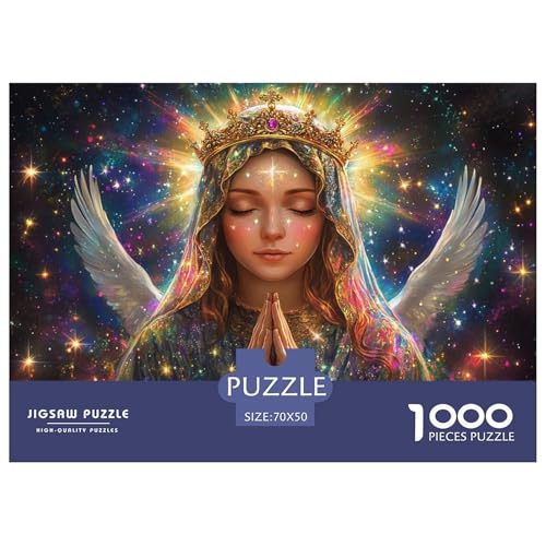 Lady of Deductions Hölzerne Puzzles Wasserfest 1000 Teile DIY- Puzzle Für Erwachsene Spaß Lernspiele​ von YTPONBCSTUG