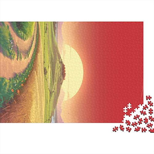 Landschaft 1000 Stück Puzzles Für Erwachsene Stress Abbauen Familien-Puzzlespiel 1000-teiliges Puzzle Natur Erde Lernspiel Spielzeug Geschenk 1000pcs (75x50cm) von YTPONBCSTUG