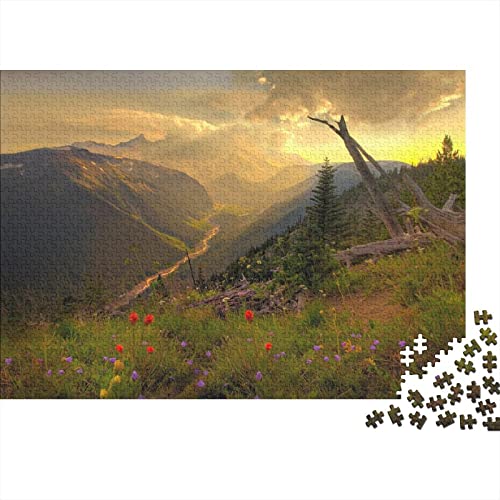 Landschaft Puzzles 500 Teile Für Erwachsene|Erde Natur| 500 Teile Holzpuzzle Lernspiele Heimdekoration Puzzle 500pcs (52x38cm) von YTPONBCSTUG