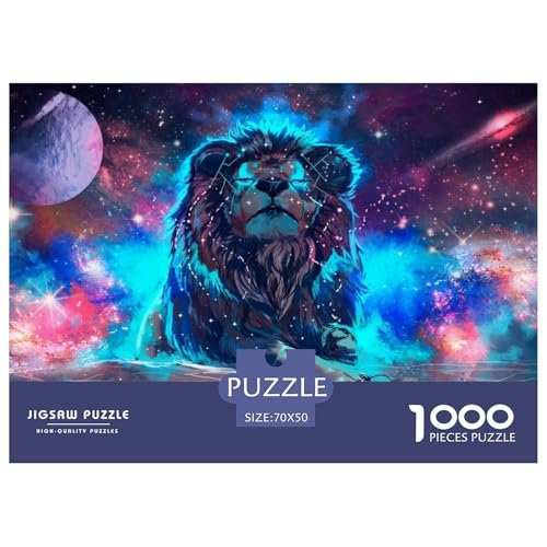 Lion Hölzerne Puzzles Wasserfest 1000 Teile DIY- Puzzle Geschenke Für Erwachsene Unmöglich Lernspiele​ von YTPONBCSTUG