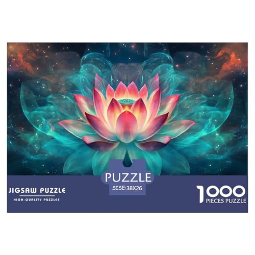 Lotus Flower,Ethereal Glow Hölzerne Puzzles Wasserfest 1000 Teile DIY- Puzzle Für Erwachsene Unmöglich Lernspiele Lotus Flower,Ethereal Glow Hölzerne Puzzles Wasserfest 1000 Teile DIY- Puzzle Für Erwachsene Unmöglich Lernspiele von YTPONBCSTUG