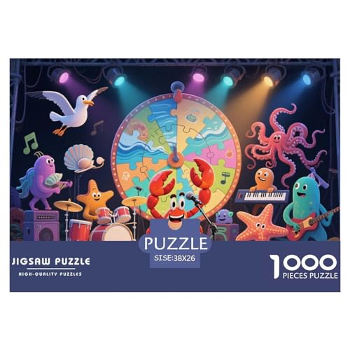 Meeresfelsen Hölzerne Puzzles Wasserfest 1000 Teile DIY- Puzzle Geschenke Für Erwachsene Unmöglichzur Heimdekoration von YTPONBCSTUG