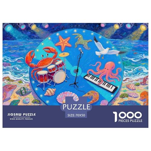 Meeresfelsen Hölzerne Puzzles Wasserfest 1000-teiliges Puzzle Geschenke Für Erwachsene Herausfordernd Und Knifflig Lernspiele von YTPONBCSTUG