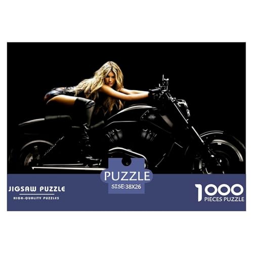 Metal Engine-Motobike Hölzerne Puzzles Wasserfest 1000 Teile DIY- Puzzle Für Erwachsene Spaß Herausfordernde Puzzlespiele​ von YTPONBCSTUG