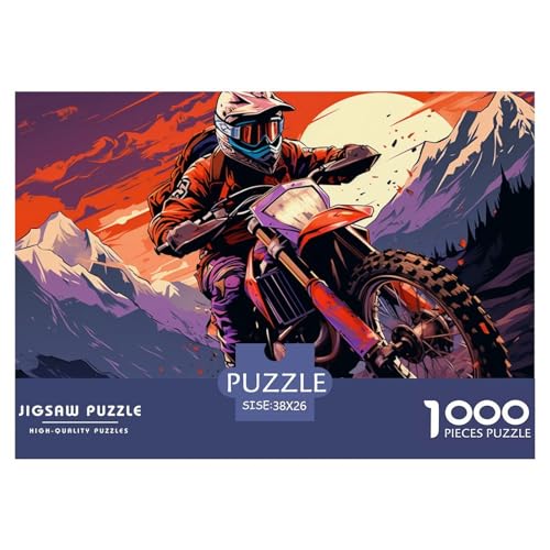 Motocross Hölzerne Puzzles Wasserfest 1000-teiliges Puzzle Für Erwachsene Spaß Puzzle Zur Heimdekoration Motocross Hölzerne Puzzles Wasserfest 1000-teiliges Puzzle Für Erwachsene Spaß Puzzle Zur Heimdekoration von YTPONBCSTUG