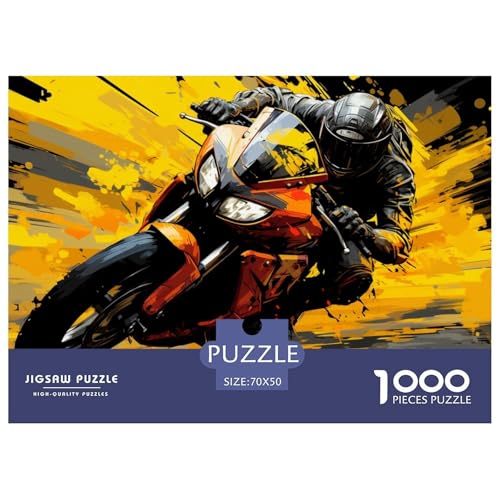 Motocross Hölzerne Puzzles Wasserfest 1000-teiliges Puzzle Geschenke Für Erwachsene Spaß Herausfordernde Puzzlespiele​ von YTPONBCSTUG