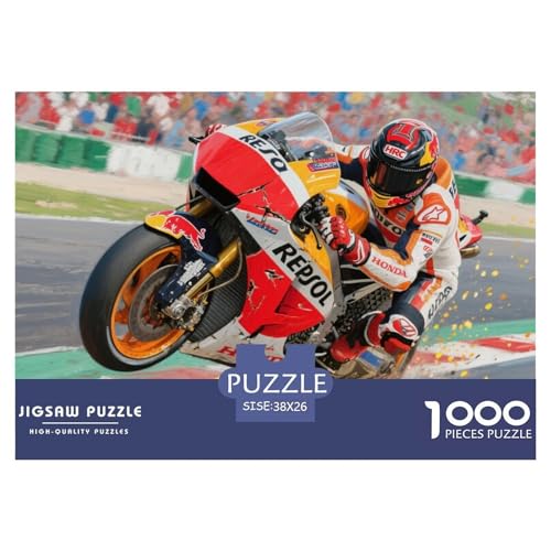 Motorcycles Hölzerne Puzzles Wasserfest 1000 Teile DIY- Puzzle Geschenke Für Erwachsene Unmöglich Lernspiele von YTPONBCSTUG