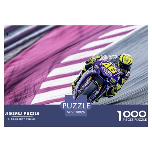 Motorcycles Hölzerne Puzzles Wasserfest 1000-teiliges Puzzle Für Erwachsene Unmöglich Lernspiele von YTPONBCSTUG