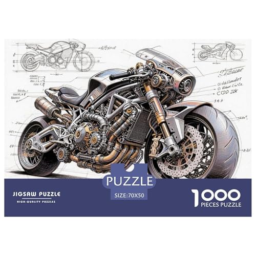 Motorrad Hölzerne Puzzles Wasserfest 1000 Teile DIY- Puzzle Für Erwachsene Bunt Lernspiele Motorrad Hölzerne Puzzles Wasserfest 1000 Teile DIY- Puzzle Für Erwachsene Bunt Lernspiele von YTPONBCSTUG