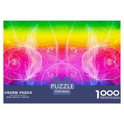 Multicoloured Hölzerne Puzzles Wasserfest 1000 Teile DIY- Puzzle Für Erwachsene Spaß Puzzle Zur Heimdekoration​ von YTPONBCSTUG