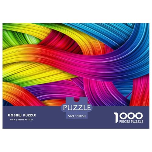 Multicoloured Hölzerne Puzzles Wasserfest 1000 Teile DIY- Puzzle Für Erwachsene Unmöglich Lernspiele​ von YTPONBCSTUG