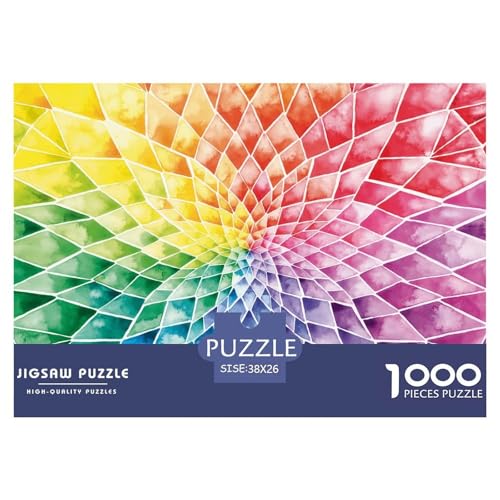 Multicoloured Hölzerne Puzzles Wasserfest 1000 Teile DIY- Puzzle Geschenke Für Erwachsene Unmöglich Herausfordernde Puzzlespiele​ von YTPONBCSTUG